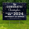 Dream Big And Aim High - Family Personalized Custom Yard Sign - Graduation Gift For Family Members, Siblings, Brothers, Sisters