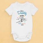 Life's Greatest Miracle Wrapped In A Blanket - Family Personalized Custom Baby Onesie - Father's Day, Baby Shower Gift, Gift For New Dads, Dad
