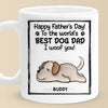 To The World's Best Dog Dad, I Woof You - Dog Personalized Custom 3D Inflated Effect Printed Mug - Father's Day, Gift For Pet Owners, Pet Lovers