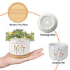 In Time Of Test, Family Is Best - Family Personalized Custom Home Decor Ceramic Plant Pot - Gift For Mom, Grandma