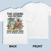 Retired See You At The Beach - Personalized Custom Back Printed Unisex T-shirt, Hoodie, Sweatshirt - Appreciation, Retirement Gift For Coworkers, Work Friends, Colleagues