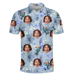 Custom Photo In The Mood For Summer - Family Personalized Custom All Over Print Polo Shirt - Summer Vacation Gift, Gift For Family