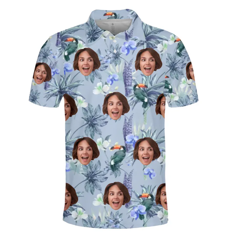 Custom Photo In The Mood For Summer - Family Personalized Custom All Over Print Polo Shirt - Summer Vacation Gift, Gift For Family