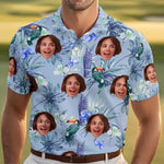 Custom Photo In The Mood For Summer - Family Personalized Custom All Over Print Polo Shirt - Summer Vacation Gift, Gift For Family