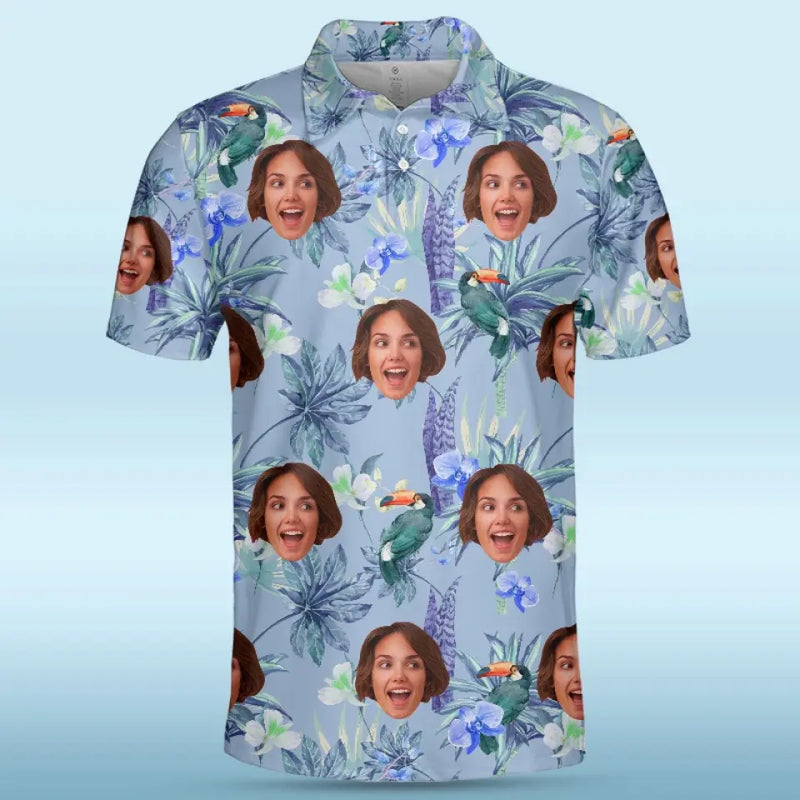 Custom Photo In The Mood For Summer - Family Personalized Custom All Over Print Polo Shirt - Summer Vacation Gift, Gift For Family
