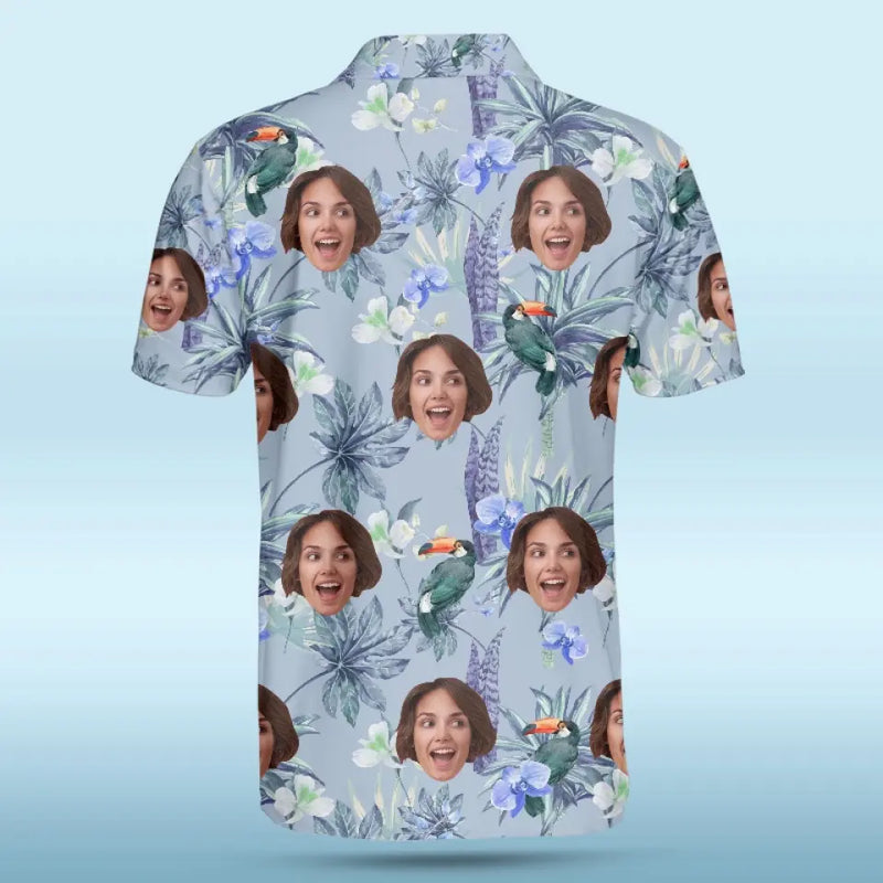 Custom Photo In The Mood For Summer - Family Personalized Custom All Over Print Polo Shirt - Summer Vacation Gift, Gift For Family