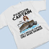Living The Pontoon Dream - Family Personalized Custom Unisex T-shirt, Hoodie, Sweatshirt - Gift For Family Members, Pontoon Lovers