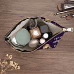 Work Hard Travel Hard - Travel Personalized Custom Cosmetic Bag - Holiday Vacation Gift, Gift For Travel Lovers