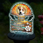 Custom Photo I Love You Forever  - Memorial Personalized Custom Garden Solar Light - Sympathy Gift For Dog Lovers, Pet Owners