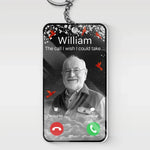 Custom Photo The Call I Wish I Could Take - Memorial Personalized Custom Shaped Acrylic Keychain - Sympathy Gift For Family