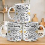 Our Family A Whole Lot Of Love - Family Personalized Custom 3D Inflated Effect Printed Mug - Gift For Family
