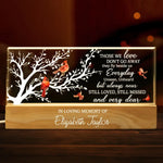 Your Light Will Never Fade - Memorial Personalized Custom Acrylic Letters 3D LED Night Light - Sympathy Gift For Family