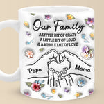 Family Means Nobody Gets Left Behind Or Forgotten - Family Personalized Custom 3D Inflated Effect Printed Mug - Gift For Family