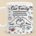 Family Means Nobody Gets Left Behind Or Forgotten - Family Personalized Custom 3D Inflated Effect Printed Mug - Gift For Family