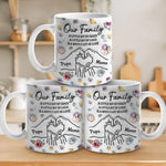 Family Means Nobody Gets Left Behind Or Forgotten - Family Personalized Custom 3D Inflated Effect Printed Mug - Gift For Family