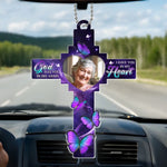 Custom Photo You Will Always Hold A Special Place In My Heart - Memorial Personalized Custom Car Ornament - Acrylic Custom Shaped - Sympathy Gift For Family