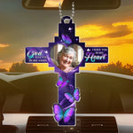 Custom Photo You Will Always Hold A Special Place In My Heart - Memorial Personalized Custom Car Ornament - Acrylic Custom Shaped - Sympathy Gift For Family