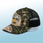 Go Wild Camping - Camping Personalized Custom Mesh-back Baseball Cap, Baseball Trucker Cap - Gift For Camping Lovers, Husband, Wife