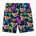 Custom Photo Every Day Should Be A Beach Day - Dog & Cat Personalized Custom Tropical Hawaiian Aloha Men Beach Shorts - Summer Vacation Gift, Birthday Party Gift For Dog Lovers