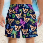 Custom Photo Every Day Should Be A Beach Day - Dog & Cat Personalized Custom Tropical Hawaiian Aloha Men Beach Shorts - Summer Vacation Gift, Birthday Party Gift For Dog Lovers