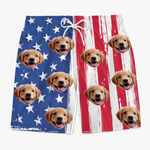 Custom Photo You, Me And The Sea - Dog & Cat Personalized Custom Tropical Hawaiian Aloha Men Beach Shorts - Summer Vacation Gift, Birthday Party Gift For Dog Lovers, Dog Dads