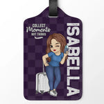 Travel Is My Therapy, Confirmed - Travel Personalized Custom Luggage Tag - Holiday Vacation Gift, Gift For Adventure Travelers, Frequent Flyers, Travel Lovers
