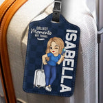 Travel Is My Therapy, Confirmed - Travel Personalized Custom Luggage Tag - Holiday Vacation Gift, Gift For Adventure Travelers, Frequent Flyers, Travel Lovers