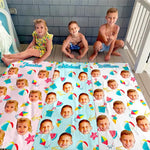 Custom Photo This Summer Is Special And Unforgettable - Family Personalized Custom Beach Towel - Summer Vacation Gift For Kids, Brothers, Sisters