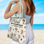 Custom Photo Cheers To A Fabulous Retirement - Family Personalized Custom Beach Bag - Appreciation, Retirement Gift For Grandma, Grandpa, Grandparent