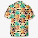 Custom Photo Catch The Wave - Dog & Cat Personalized Custom Unisex Tropical Hawaiian Aloha Shirt - Summer Vacation Gift, Gift For Dog Lovers