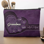 Becoming A Grandmother Is Wonderful - Family Personalized Custom Cosmetic Bag - Gift For Grandma