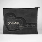 Becoming A Grandmother Is Wonderful - Family Personalized Custom Cosmetic Bag - Gift For Grandma