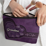 Becoming A Grandmother Is Wonderful - Family Personalized Custom Cosmetic Bag - Gift For Grandma