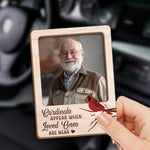 Custom Photo Butterfiles Appear When Loved Ones Are Near - Memorial Personalized Custom Car Visor Clip - Sympathy Gift For Family