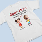 Custom Photo A Mother's Care Is Peace - Family Personalized Custom Unisex T-shirt, Hoodie, Sweatshirt - Gift For Mom, Kids