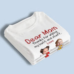 Custom Photo A Mother's Care Is Peace - Family Personalized Custom Unisex T-shirt, Hoodie, Sweatshirt - Gift For Mom, Kids