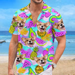 Custom Photo Cool Pets For Hot Days - Dog & Cat Personalized Custom Unisex Tropical Hawaiian Aloha Shirt - Summer Vacation Gift, Gift For Dog Lovers, Pet Parents