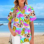 Custom Photo Cool Pets For Hot Days - Dog & Cat Personalized Custom Unisex Tropical Hawaiian Aloha Shirt - Summer Vacation Gift, Gift For Dog Lovers, Pet Parents