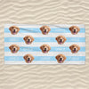Custom Photo Summer Days And Pet Cuddles - Dog 
& Cat Personalized Custom Beach Towel - Summer Vacation Gift, Birthday Pool Party Gift For Pet Owners, Pet Lovers