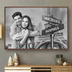 Custom Photo You Are My Greatest Adventure - Couple Personalized Custom Horizontal Poster - Gift For Couple, Anniversary
