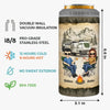 Together We Watch People Park Their Campers - Camping Personalized Custom 4 In 1 Can Cooler Tumbler - Gift For Couple, Husband Wife, Camping Lovers