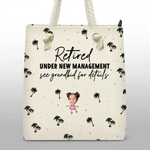 Custom Photo Cheers To A Fabulous Retirement - Family Personalized Custom Beach Bag - Appreciation, Retirement Gift For Grandma, Grandpa, Grandparent