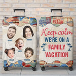 Custom Photo Every Mile, A New Memory - Family Personalized Custom Luggage Cover - Summer Vacation Gift For Family