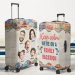 Custom Photo Every Mile, A New Memory - Family Personalized Custom Luggage Cover - Summer Vacation Gift For Family