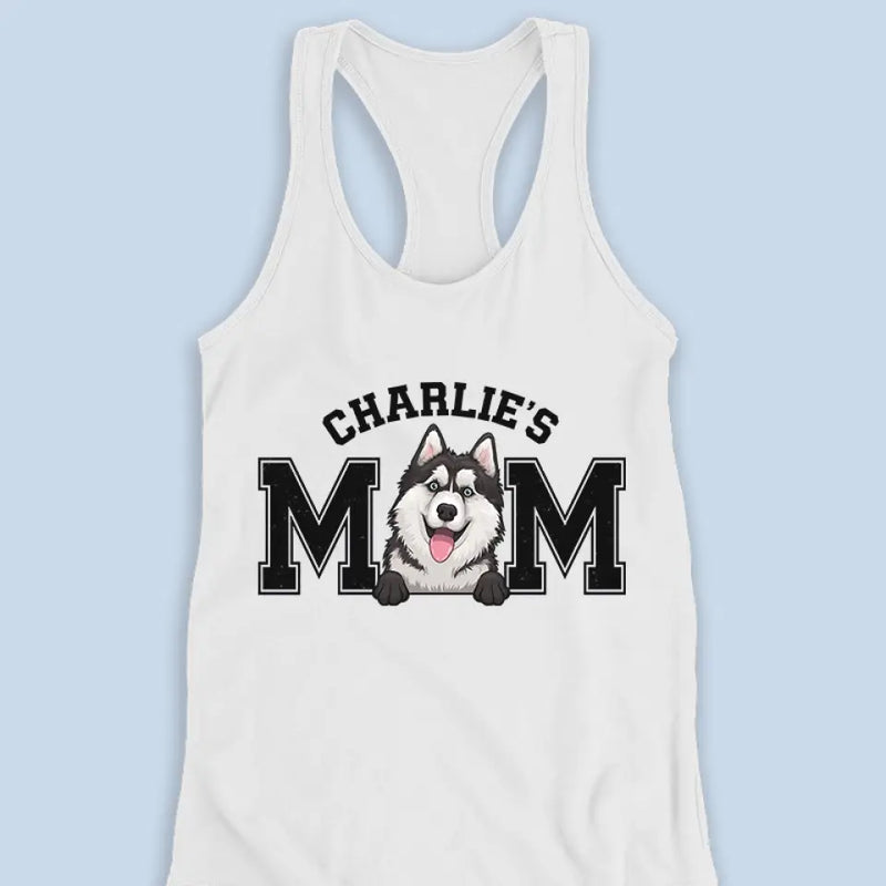 Best Mommy Ever - Dog & Cat Personalized Custom Racer Back Tank Top - Gift For Pet Owners, Pet Lovers