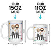 You And I Are Siblings - Family Personalized Custom Mug - Gift For Family Members, Siblings, Brothers, Sisters