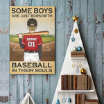 Baseball In Their Souls - Personalized Custom Vertical Poster - Gift For Kids, Baseball Players, Baseball Fans