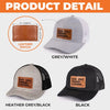 Dad Joke Loading Please Wait - Family Leather Patch Hat - Gift For Dad