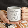 Your Smile Makes Me Smile - Couple Personalized Custom Pottery Mug - Gift For Husband Wife, Anniversary