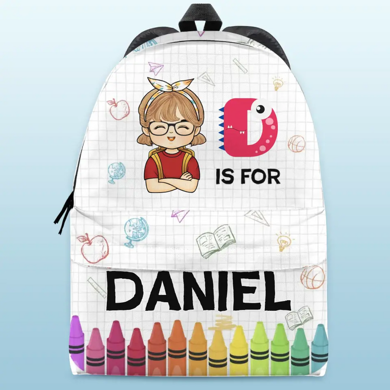 It's Okay To Be Yourself - Personalized Custom Kid Backpack - Back To School Gift For Kid